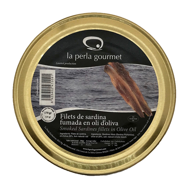 Filets de sardina fumada La Perla Gourmet